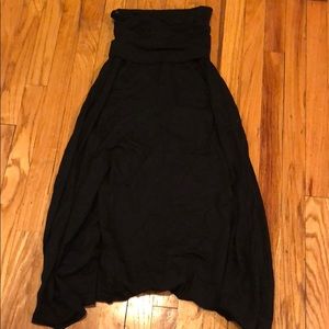 NWT Black maxi skirt GAP sz XS
